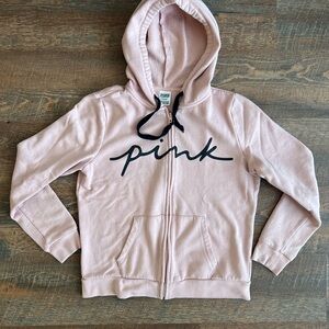 PINK Victoria's Secret Light Pink Fleece Hoodie